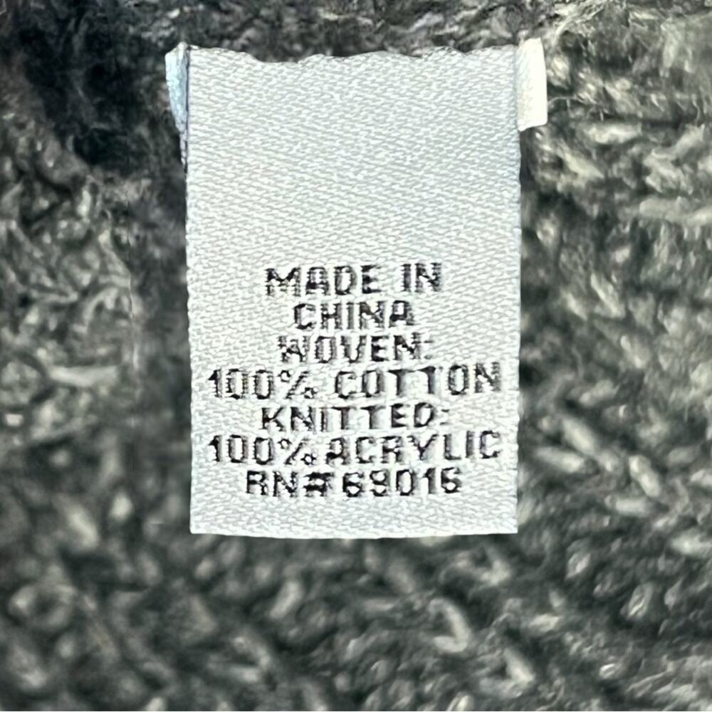 Ruff Hewn Grey Multi-Fabric, Woven Canvas/Sweater Jacket, Brown/Gray, Size L - Picture 6 of 7
